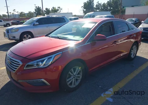 2015 Hyundai Sonata Se z USA, uszkodzony, nr VIN 5NPE24AF7FH166375